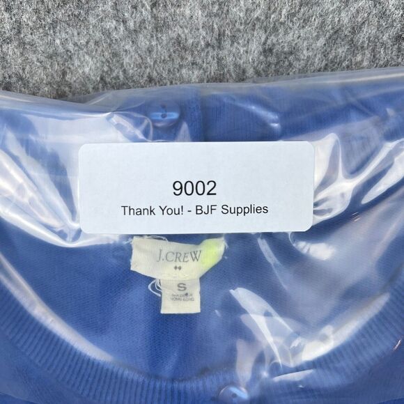 J Crew Sweater Womens Small Blue Clare Cardigan Button Up Long Sleeve Cotton - Picture 11 of 11